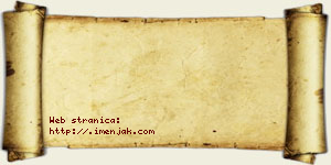 Jana Mrmošanin vizit kartica